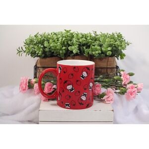 Hello Kitty Strawberry Ceramic Coffee Mug Red Sanrio Bioworld 2024 Cup